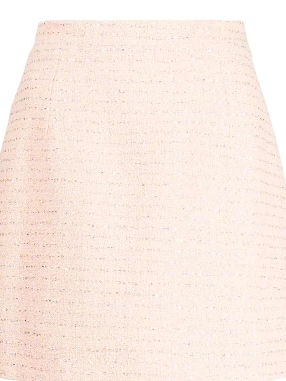 Cheap miniskirt Versace Women tweed sequin-embellished 0802